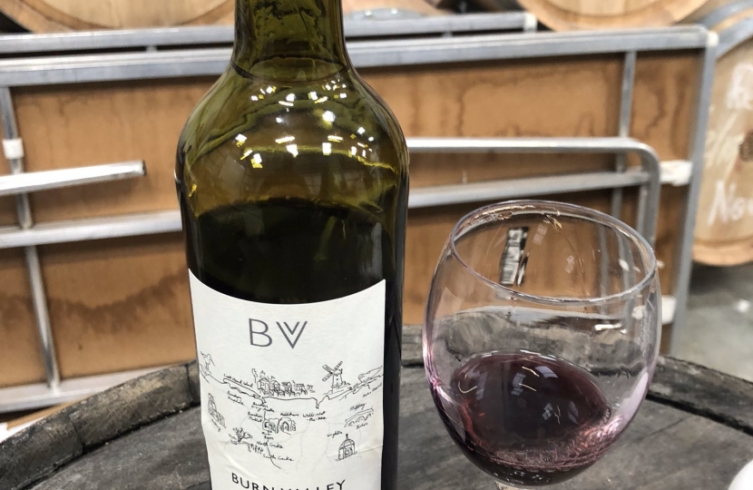 burn valley wine james wild mp