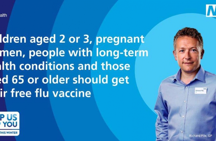 flu vaccine 30 million covid james wild mp