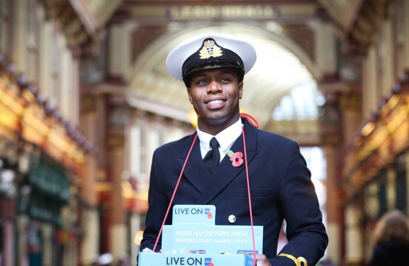 james wild mp poppy appeal 2020 british legion remembrance sunday