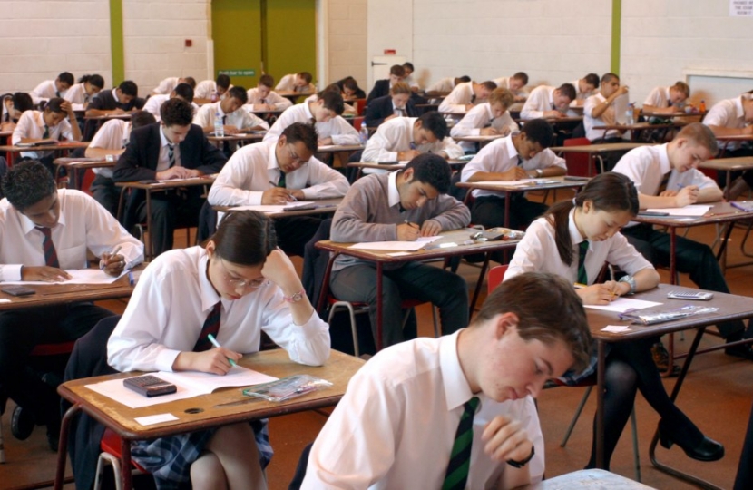 exams 2021 james wild MP GCSEs and A-Levels