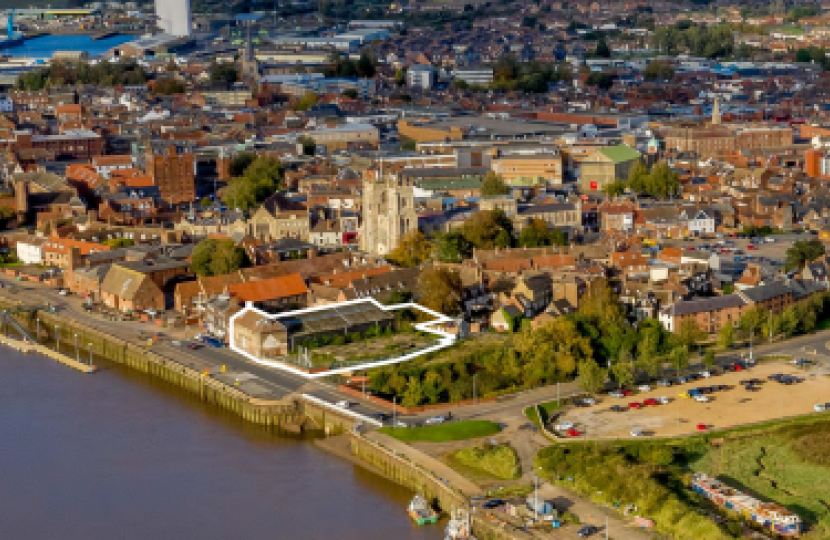 King's Lynn riverside development James Wild mp