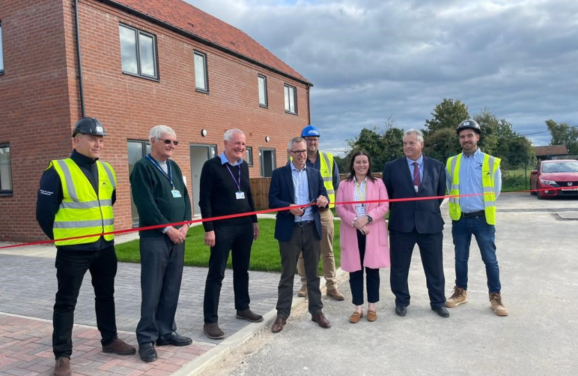 opening new housing development