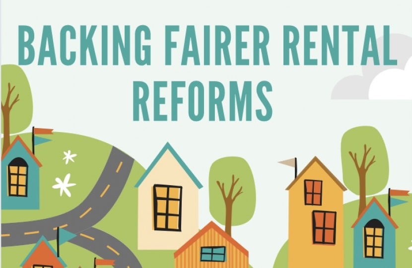 Backing fairer rental reforms 