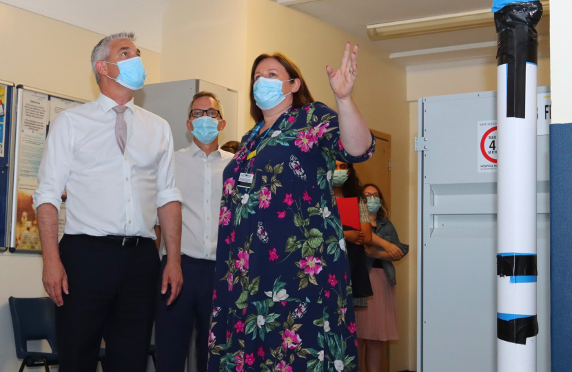 Health Secretary visits QEH