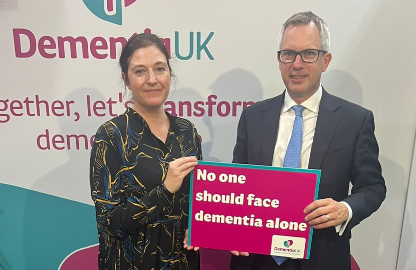 James Wild MP meets Dementia UK