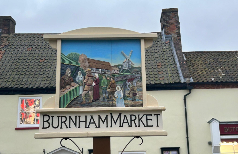 Burnham Market Village Sign