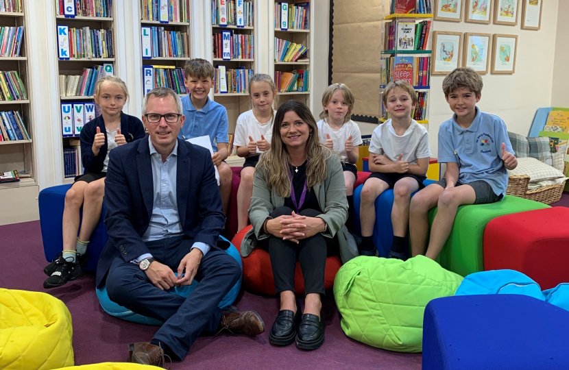 James Wild MP visits Docking Primary School 