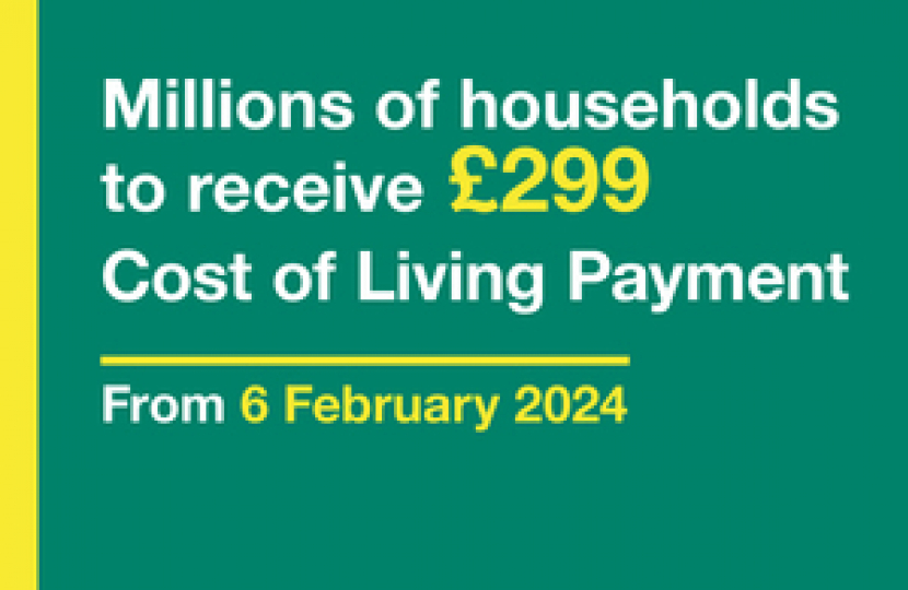 £299 Cost of Living payment 