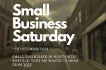 Small Business Saturday Text 