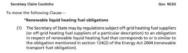 New clause added to the Energy Bill