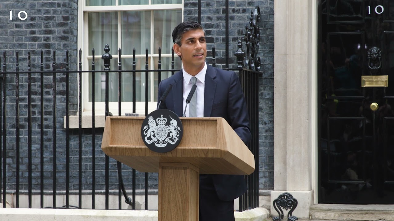 Rishi Sunak's First Speech As Prime Minister | James Wild